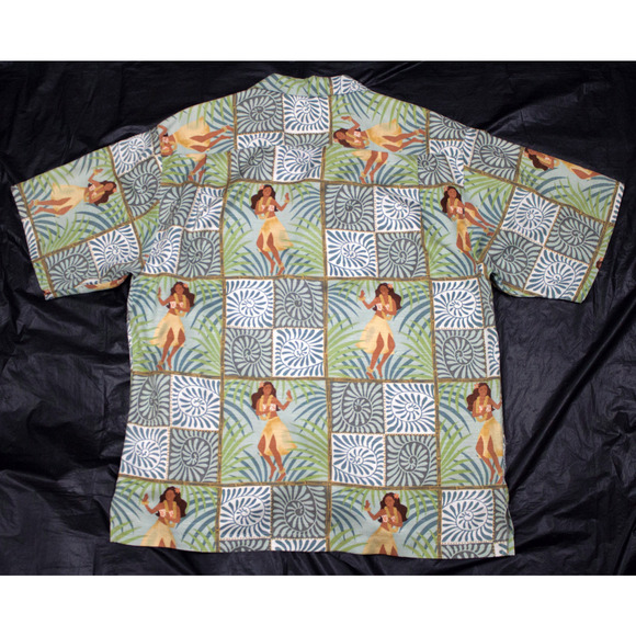 Tommy Bahama Short Sleeve Silk Shirt Size Medium - Picture 3 of 5